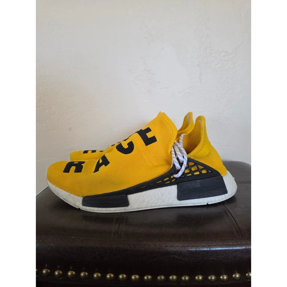 Pharrell Williams×Adidas Human Race Streatwear Statement Sporty Sneakers‎ sz 10